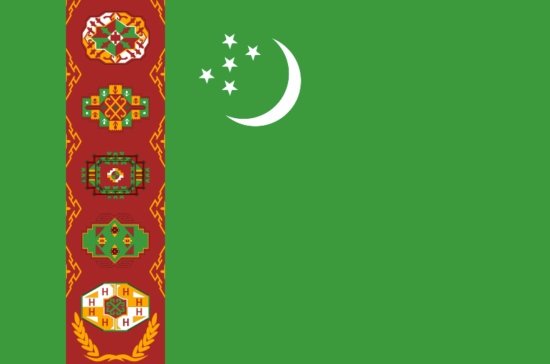 <p><span style="font-weight: 400;">Turkmenistan</span></p>