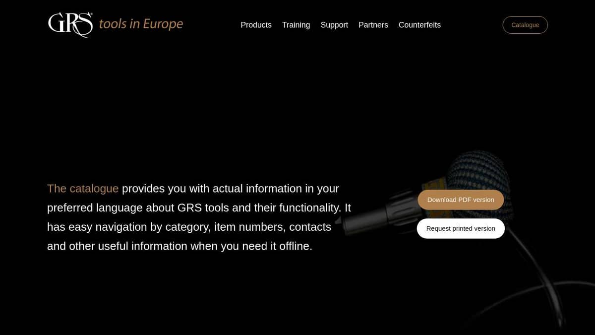 GRS Tools in Europe Catalogue 20192020